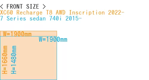 #XC60 Recharge T8 AWD Inscription 2022- + 7 Series sedan 740i 2015-